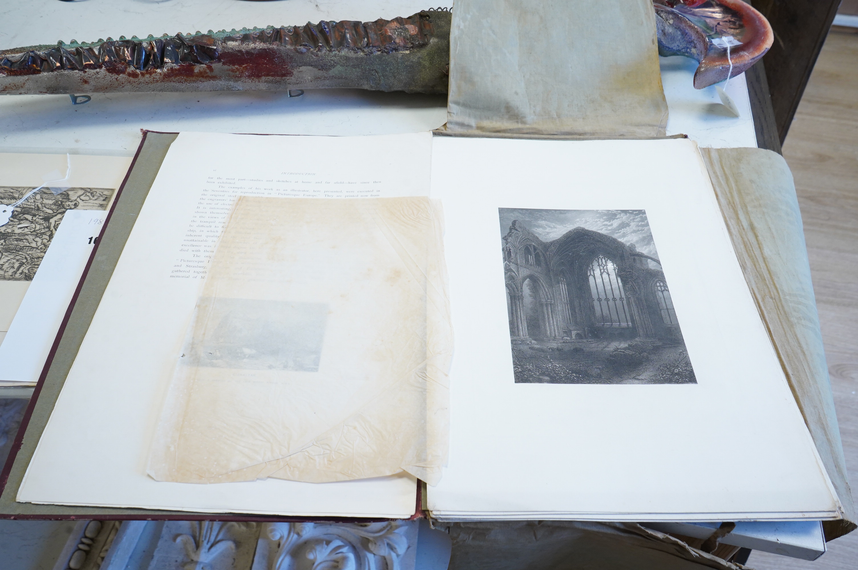 After Birkett Foster, seventeen folio of engravings. Castell and Company Limited.